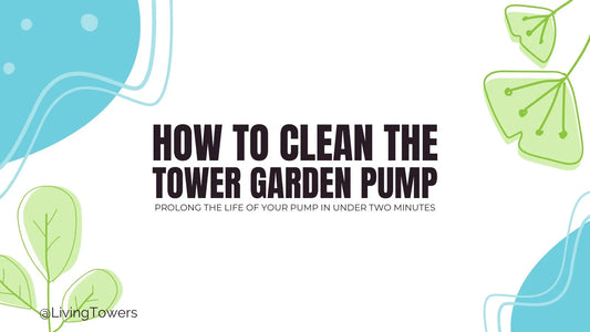 How to Clean the Tower Garden Pump in 2 Minutes or Less