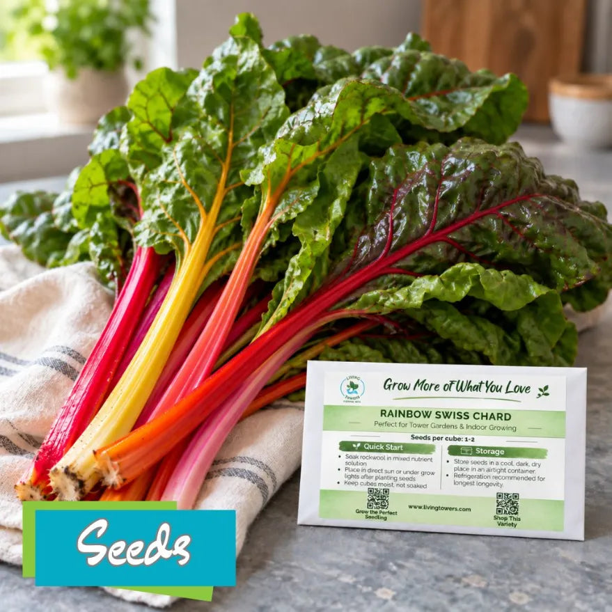 Greens - Swiss Chard, Rainbow Seeds