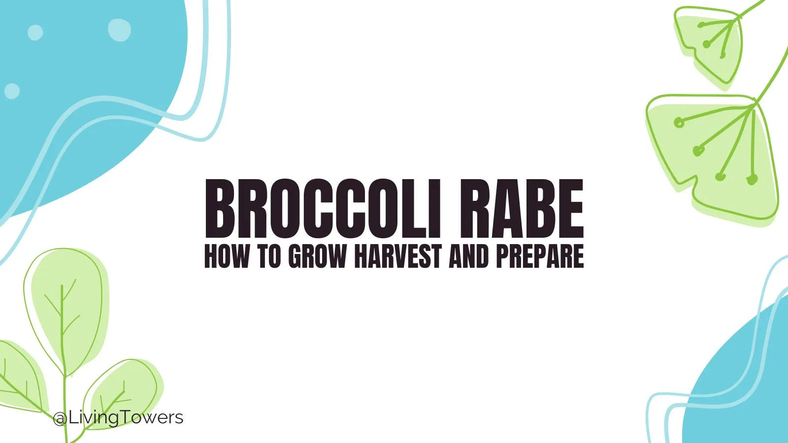 Broccoli Rabe: How to Grow in the Tower Garden, Harvest, and Enjoy Thi ...