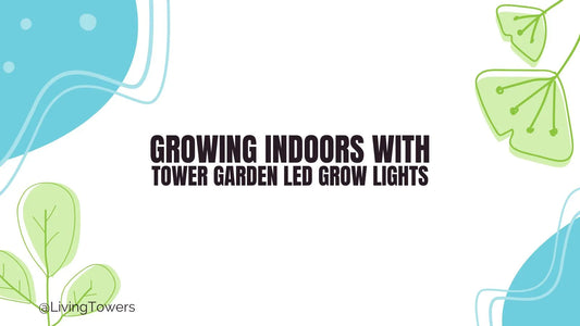 Growing Indoors with Tower Garden LED Grow Lights 🌿💡