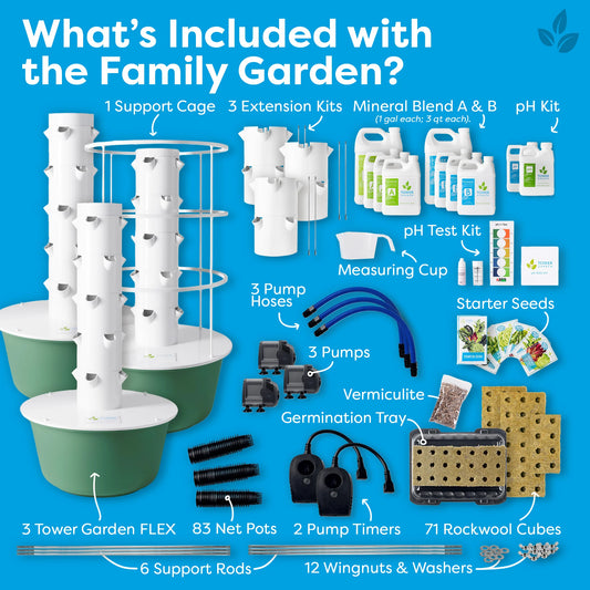 Tower Garden Family Garden – 3 FLEX Systems