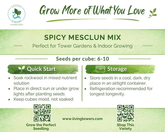 Greens - Spicy Mesclun Mix Seeds