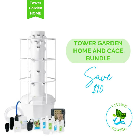 Tower Garden HOME with Support Cage Bundle